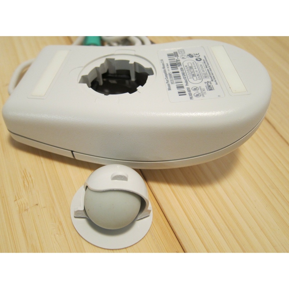 NOS Vintage 2 Button Microsoft Mouse Port Compatible PS2 Mouse 2.1A PN X03-68761 - Picture 10 of 12